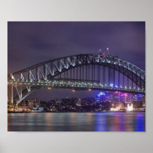 Sydney Harbour Bridge Austrailia Poster