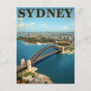 Sydney Harbour Bridge Australia Postcard