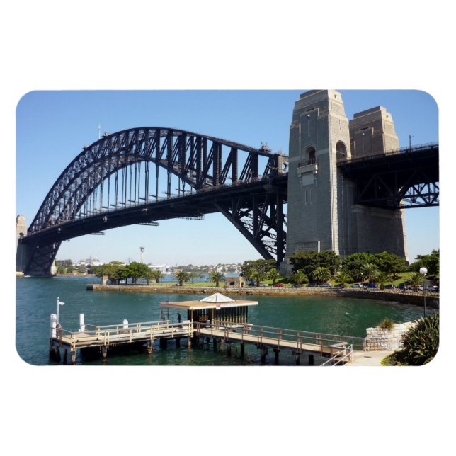 sydney harbour bridge jetty magnet (Horizontal)
