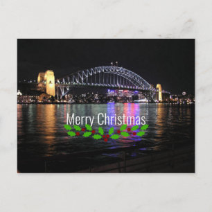 Sydney Harbour Bridge - Merry Christmas! Postcard