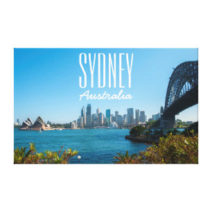 Sydney Harbour Bridge & Opera House Skyline Canvas Print