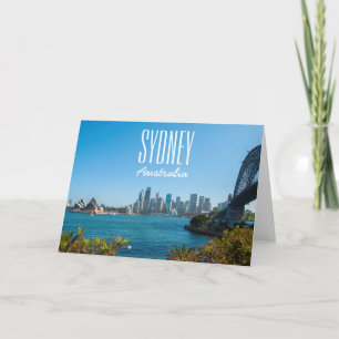Sydney Harbour Bridge & Opera House Skyline Card