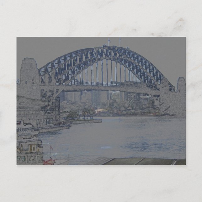 sydney harbour bridge postcard (Front)