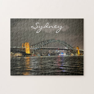 Sydney Harbour by Night, Australia, Photo Jigsaw Puzzle