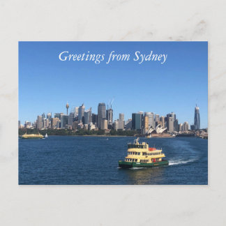 sydney harbour ferry postcard