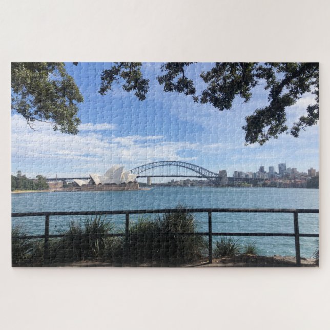 sydney harbour lookout jigsaw puzzle (Horizontal)