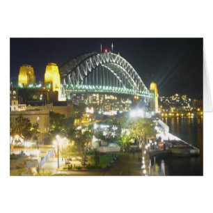 sydney harbour night bridge