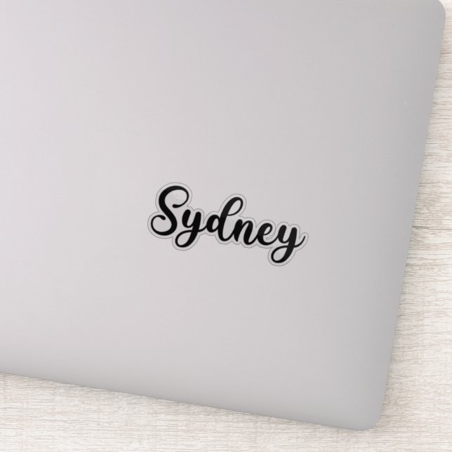 Sydney Name - Handwritten Calligraphy (Detail)