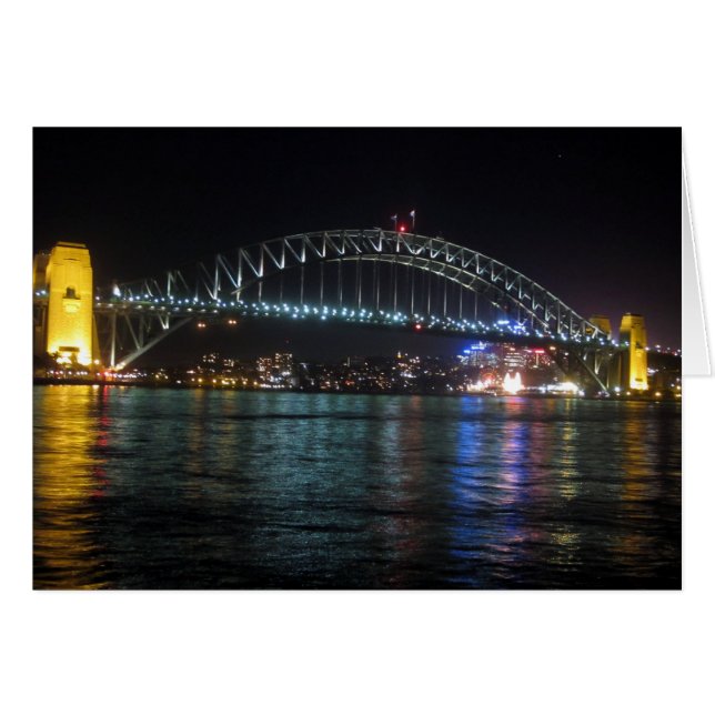 sydney night bridge (Front Horizontal)