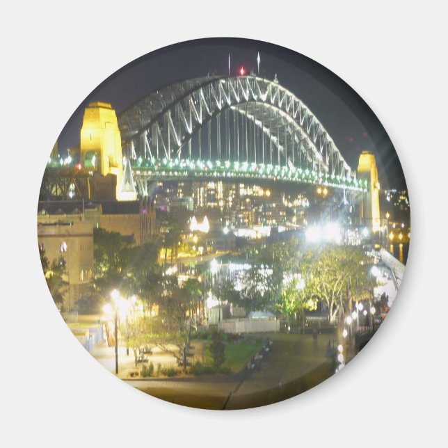 sydney night bridge magnet (Front)