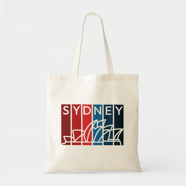 Sydney Opera House Abstract for Travel Lovers Tote Bag (Front)
