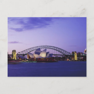 Sydney Opera House and Harbour, New South 2 Postcard