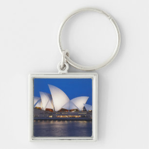 Sydney Opera House at Night, Sydney, New South Key Ring