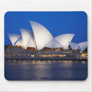Sydney Opera House at Night, Sydney, New South Mouse Pad