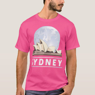 Sydney Opera House Australia Landmark Vintage Trav T-Shirt