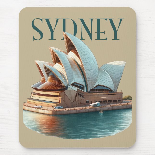 Sydney Opera House Australia Mouse Pad (Front)