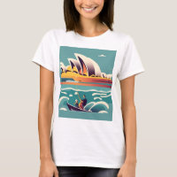 Sydney Opera House Australia painting souvenir