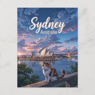 Sydney Opera House Australia Postcard