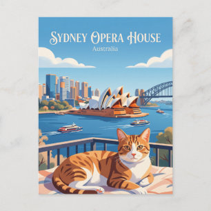 Sydney Opera House Australia Postcard