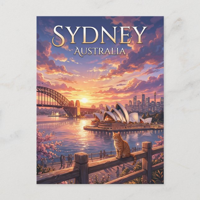 Sydney Opera House Australia Postcard (Front)