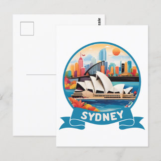 Sydney Opera House Australia Postcard