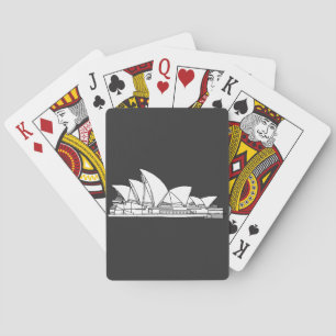 Sydney Opera House Australia tourist landscape Playing Cards