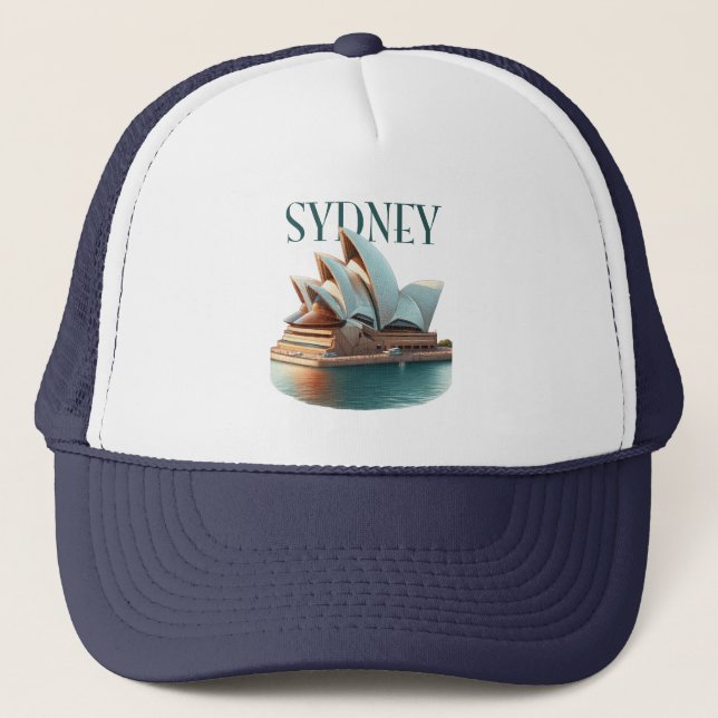 Sydney Opera House Australia Trucker Hat (Front)