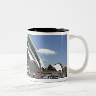 Sydney Opera House exterior, Sydney, New South Two-Tone Coffee Mug