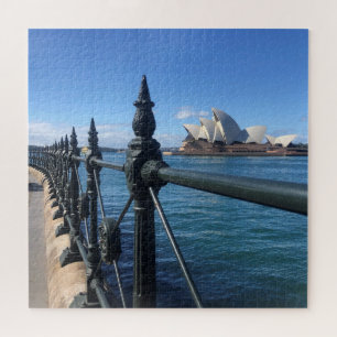 sydney opera house fence jigsaw puzzle