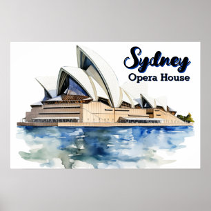  Sydney Opera House: Iconic Elegance by the Harbor Poster