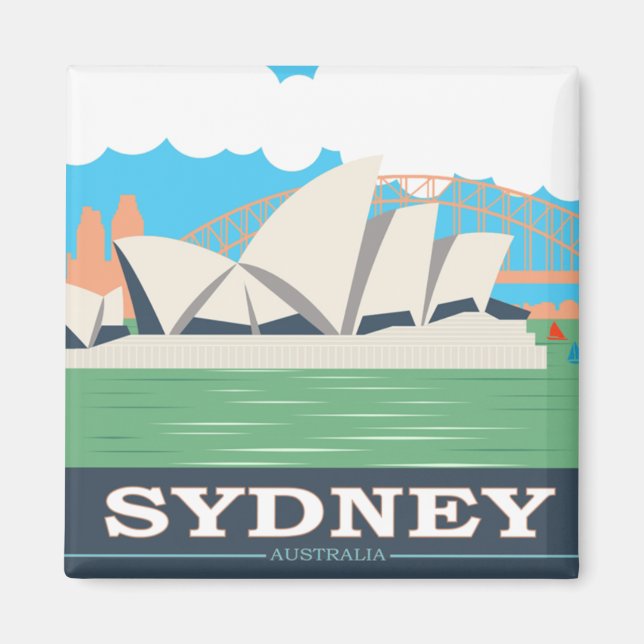 Sydney Opera House Magnet (Front)