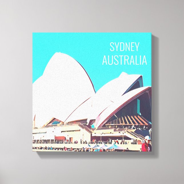 Sydney Opera House modern travel print (Front)