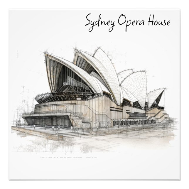 Sydney Opera House Photo Print (Front)