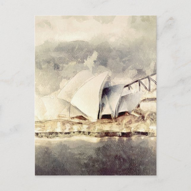 Sydney Opera House Postcard (Front)