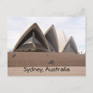 sydney opera house postcard