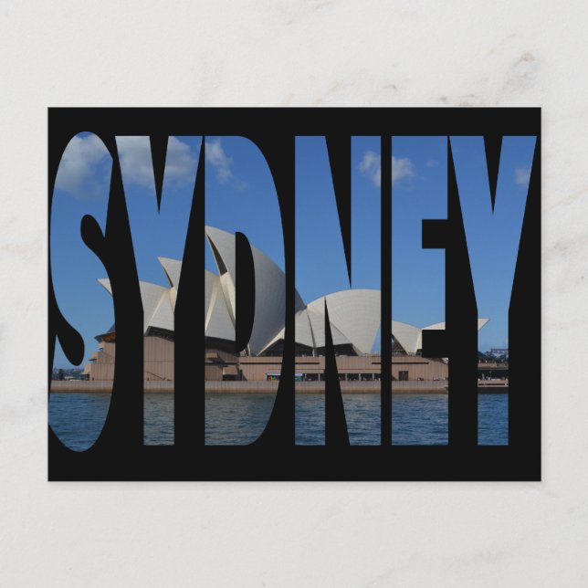 Sydney opera house postcard (Front)