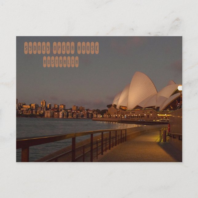 Sydney Opera House Postcard (Front)