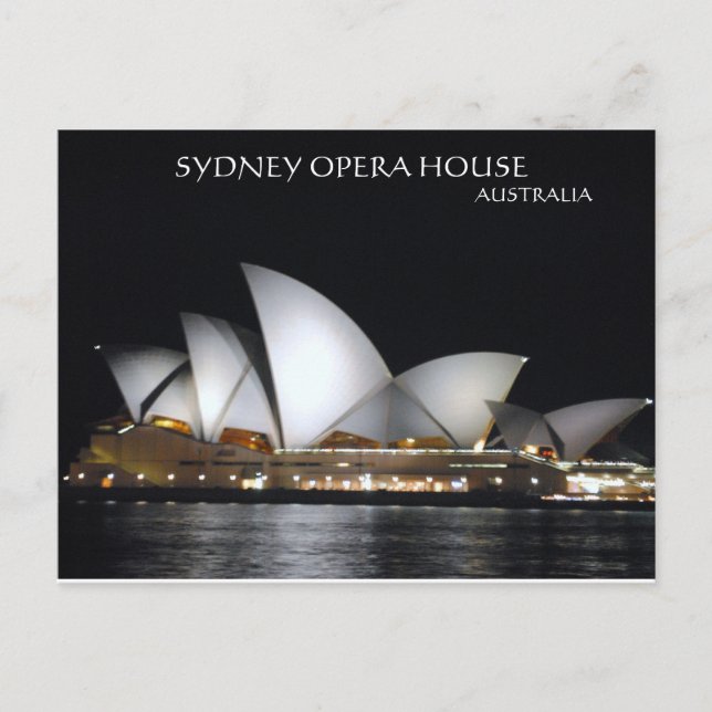 Sydney Opera House Postcard (Front)