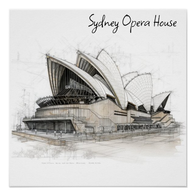 Sydney Opera House Poster (Front)