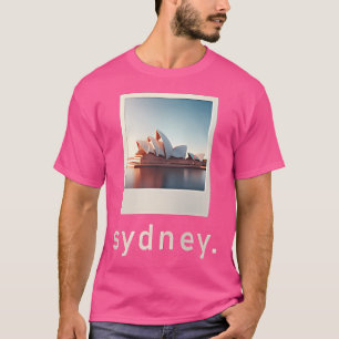 Sydney Opera House Retro Photo T-Shirt