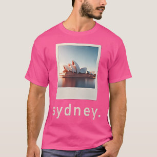 Sydney Opera House Retro Photo T-Shirt