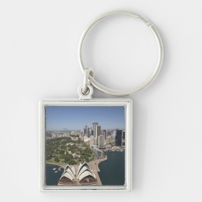Sydney Opera House, Royal Botanic Gardens, CBD Key Ring (Front)