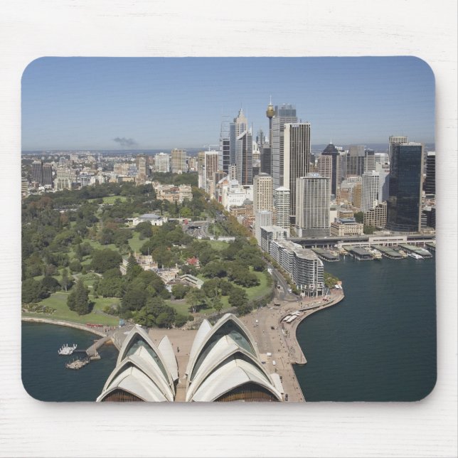Sydney Opera House, Royal Botanic Gardens, CBD Mouse Pad (Front)