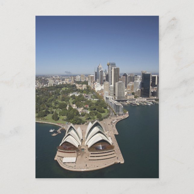 Sydney Opera House, Royal Botanic Gardens, CBD Postcard (Front)