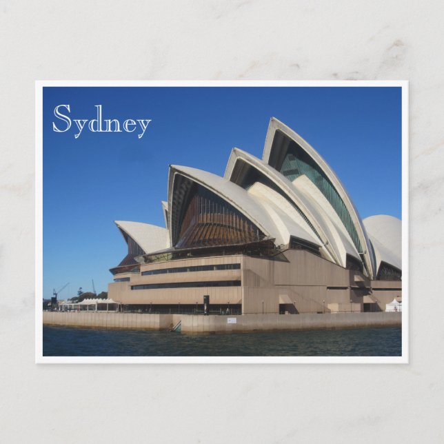 sydney opera house sails postcard (Front)