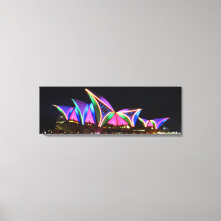 sydney opera house vibrant canvas print