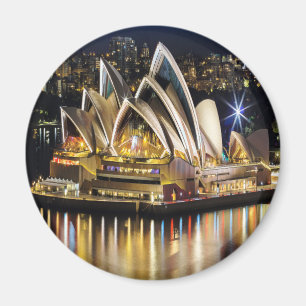 Sydney - OPERA HOUSE - view Magnet