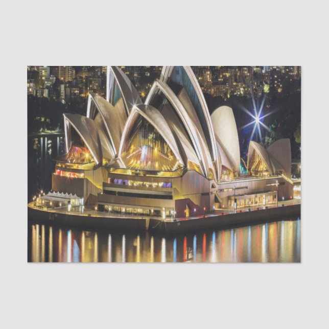 Sydney - OPERA HOUSE - view Tissue Paper (Front)