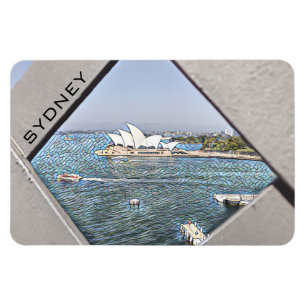 sydney opera house water magnet