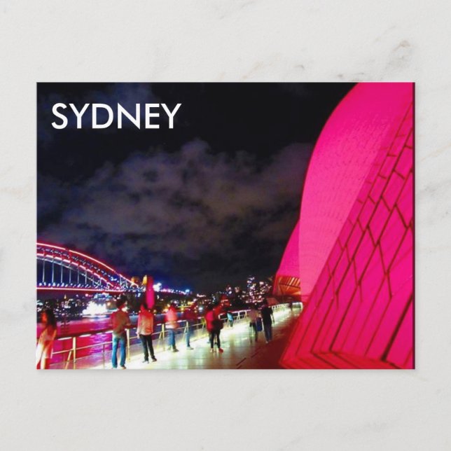 sydney pink postcard (Front)